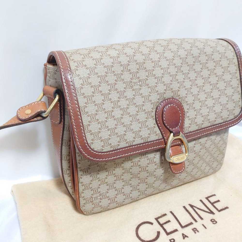 Brand new CELINE Macadam pattern shoulder bag pou… - image 2