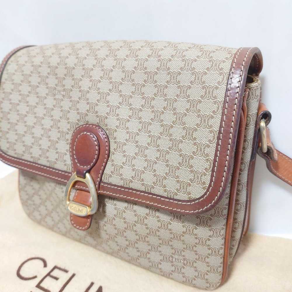 Brand new CELINE Macadam pattern shoulder bag pou… - image 3