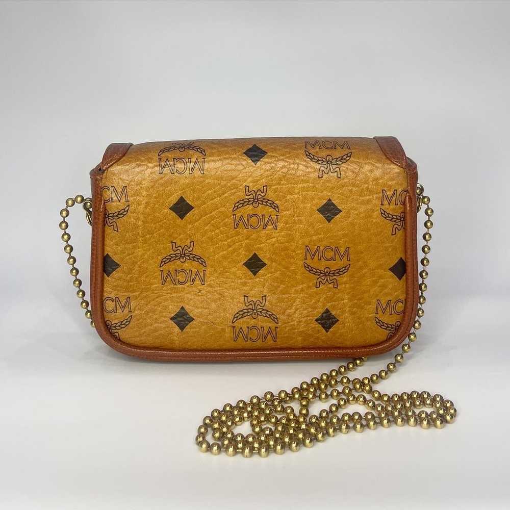 Auth Vintage MCM Mini Ball Chain Crossbody Bag - image 2