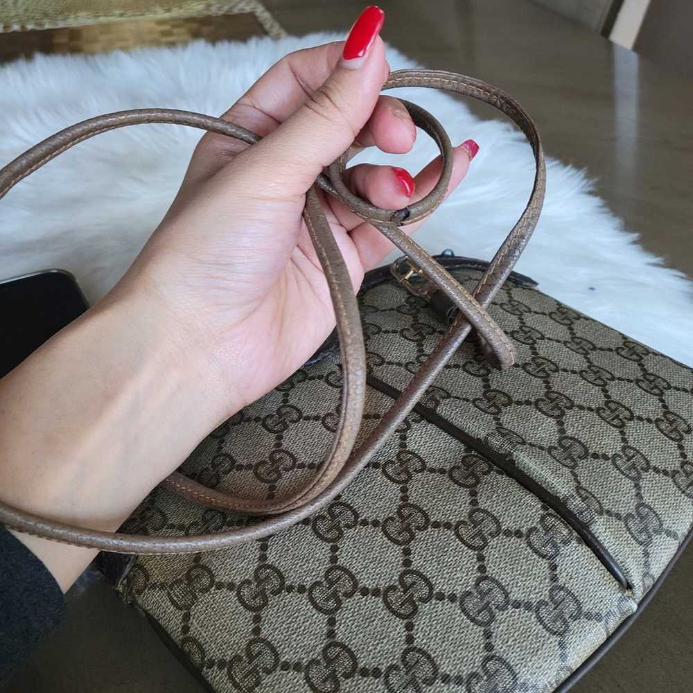 Gucci vintage web sherry line crossbody bag - image 11