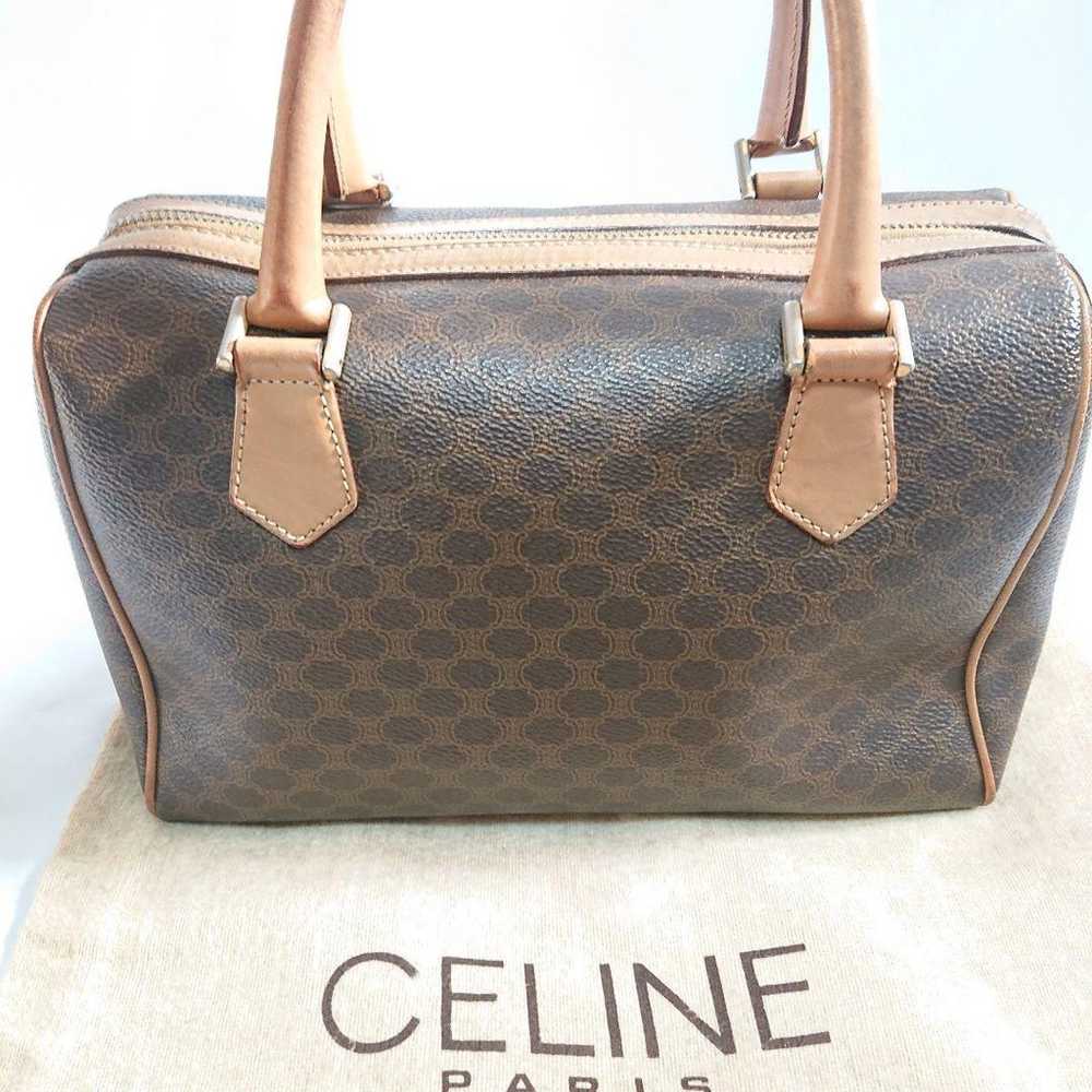 CELINE Macadam Pattern Mini Handbag - image 4