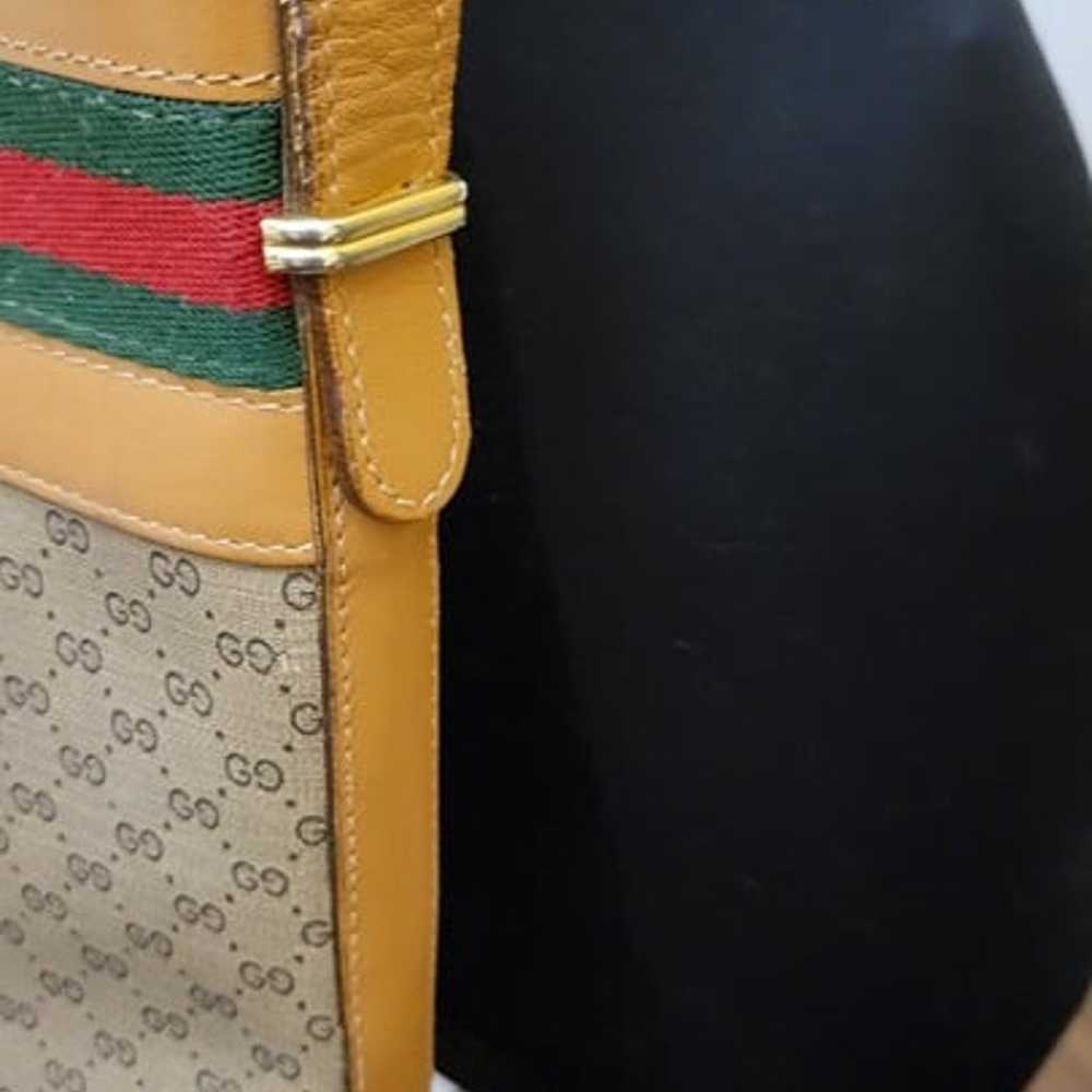 Gucci Tan Micro "GG" With Ophidia Web Shoulder Ha… - image 4