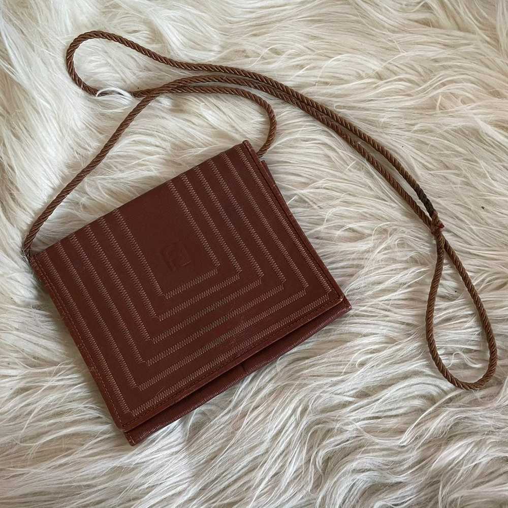 Fendi Leather Crossbody Bag - image 1