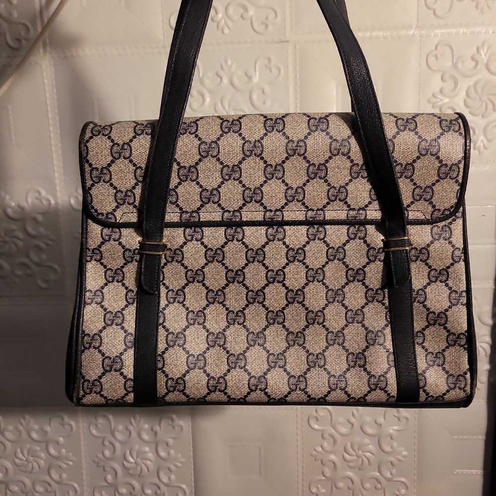 Gucci GG Supreme Ophidia Kelly  Interlocking Navy… - image 3