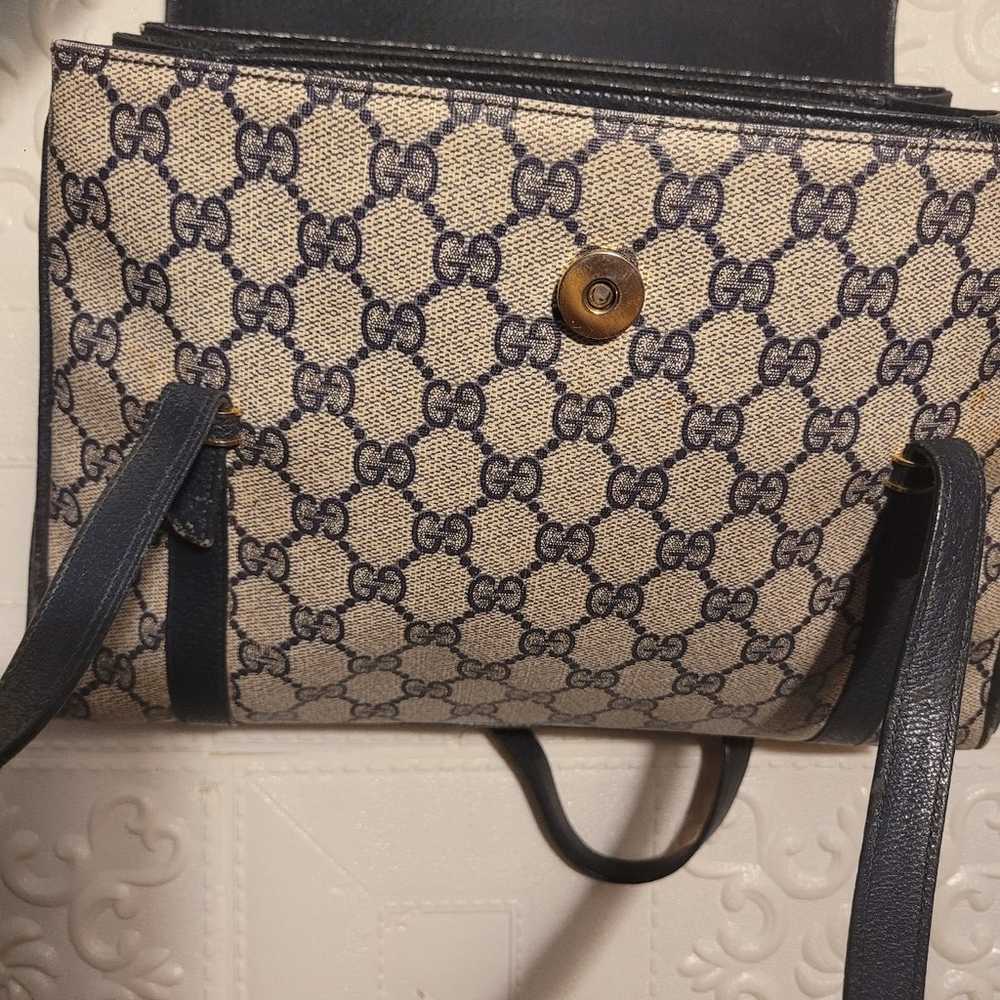 Gucci GG Supreme Ophidia Kelly  Interlocking Navy… - image 6