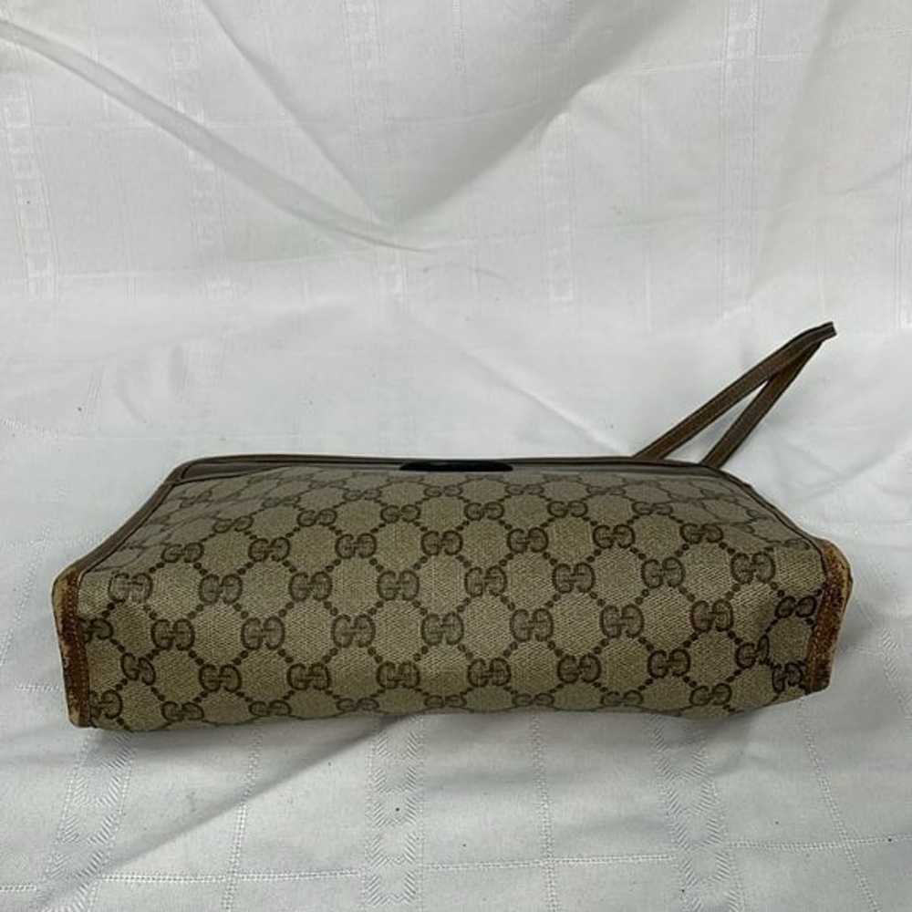 Vintage Gucci Monogram GG Supreme Canvas Leather … - image 8