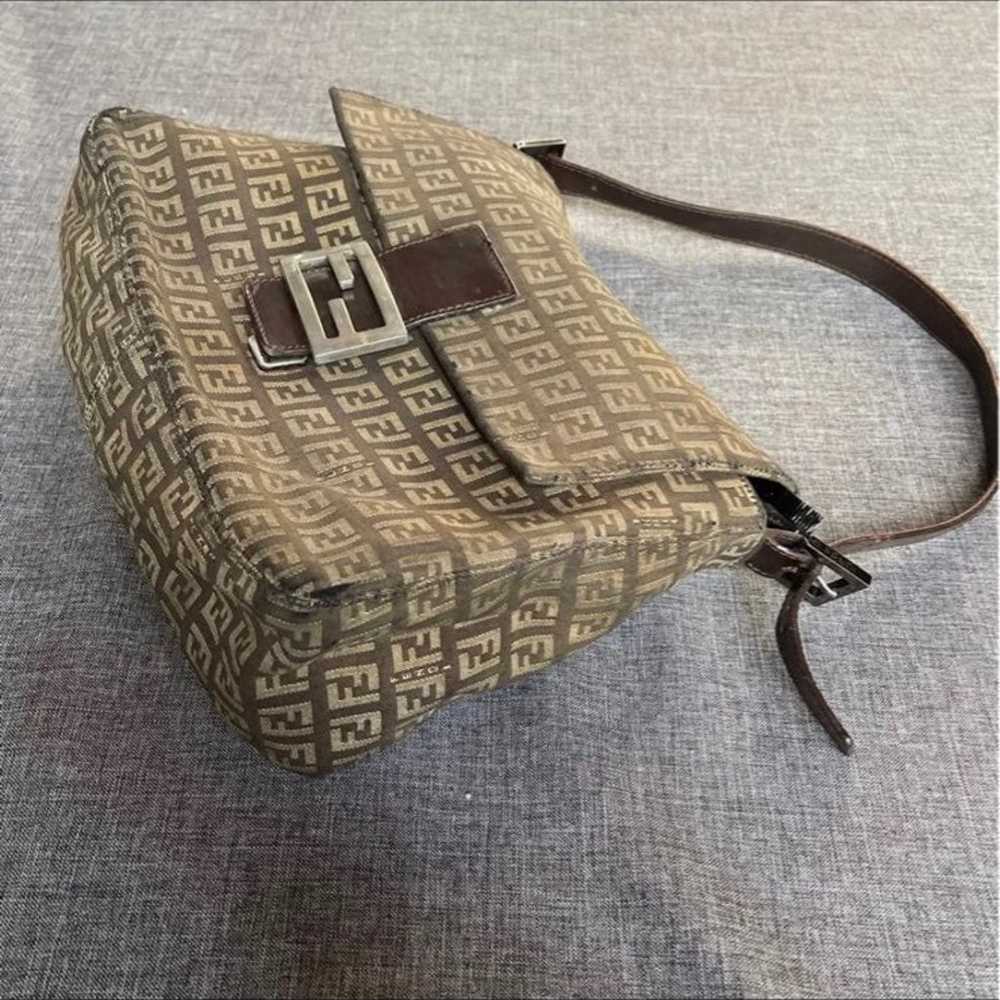 Vintage Fendi zucchino shoulder bag - image 2