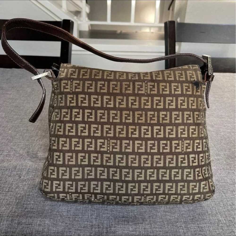 Vintage Fendi zucchino shoulder bag - image 3