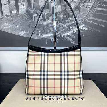 Burberry Vintage Y2k Bag Purse Signature Nova Che… - image 1