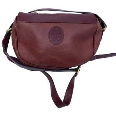 mark cross vintage shoulder burgundy