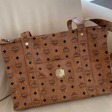 Mcm vintage tote bag best sale