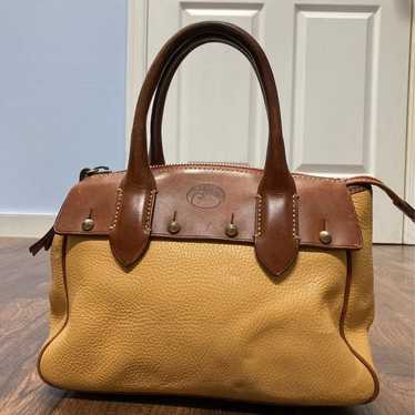 Dooney Bourke rare 1980s yellow satchel