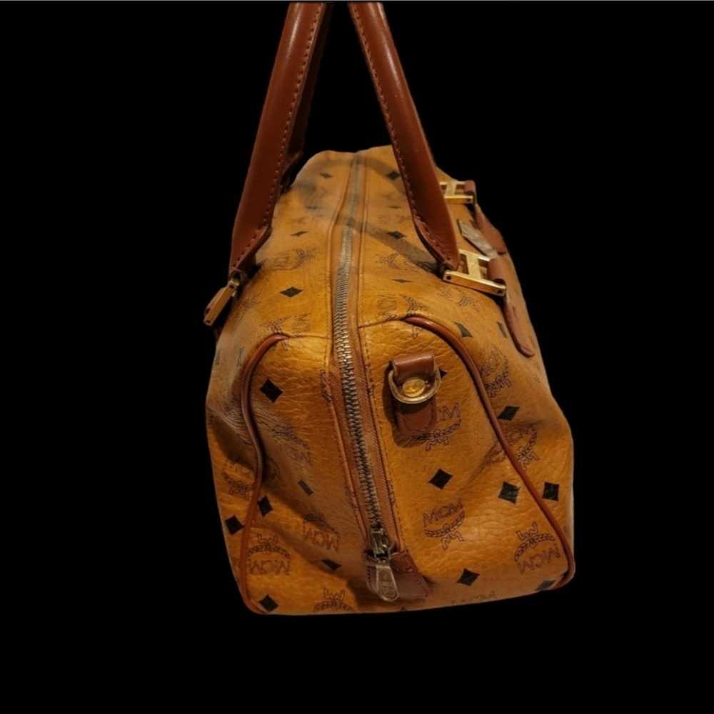 MCM Boston Vintage cognac monogram visetoes code:… - image 6