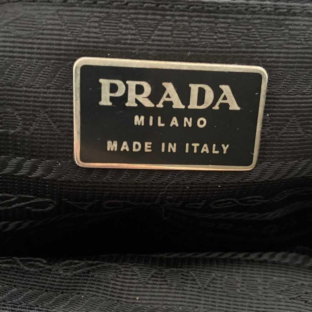 PRADA NAPA LEATHER BLACK TOTE - image 9