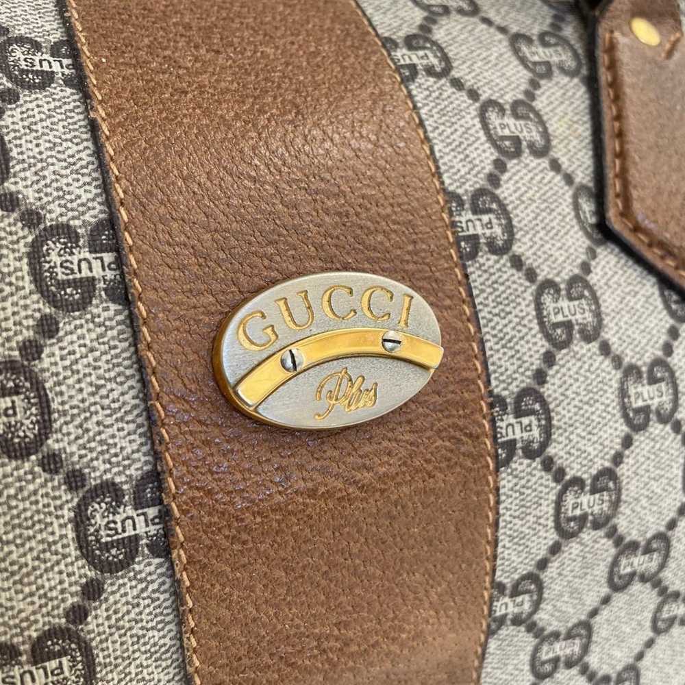 Auth VTG GUCCI PLUS Monogram Doctor Bag - image 5