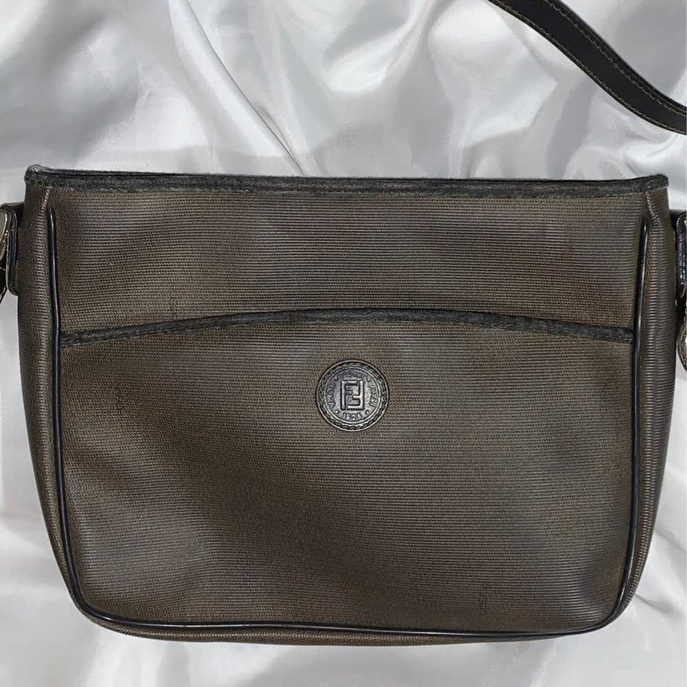 vintage FENDI zip top crossbody SHOULDERBAG - image 2