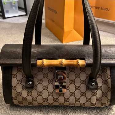 Authentic Gucci bamboo shoulder bag - image 1