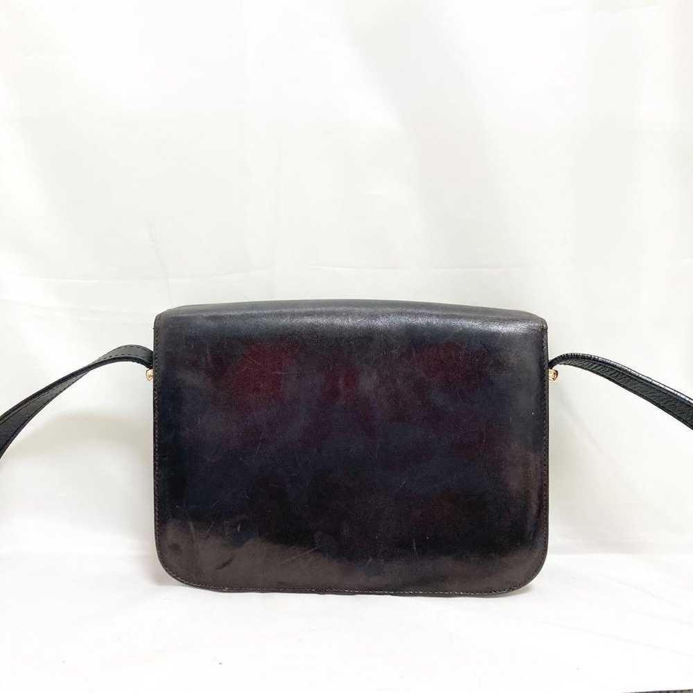 Rare Celine leather shoulder bag with carriage ha… - image 2