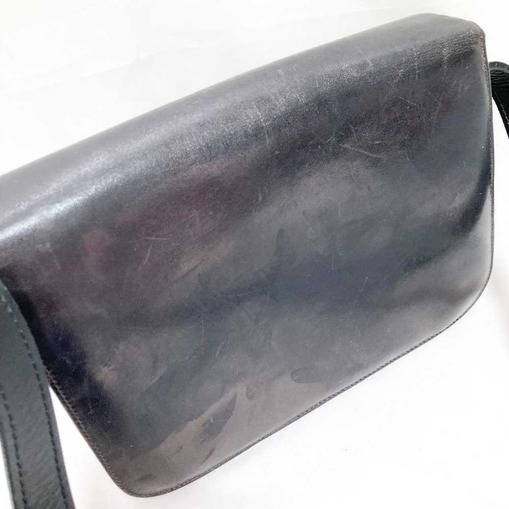 Rare Celine leather shoulder bag with carriage ha… - image 7