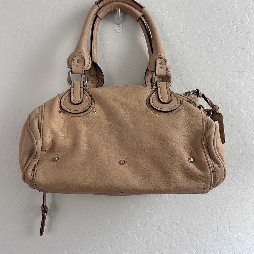 Cholé Beige Calfskin Medium Paddington Satchel - image 3