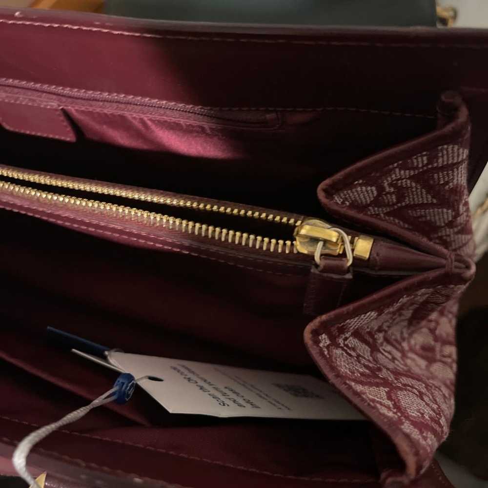 Gorgeous Dior Trotter Bordeaux Handbag RARE and a… - image 8