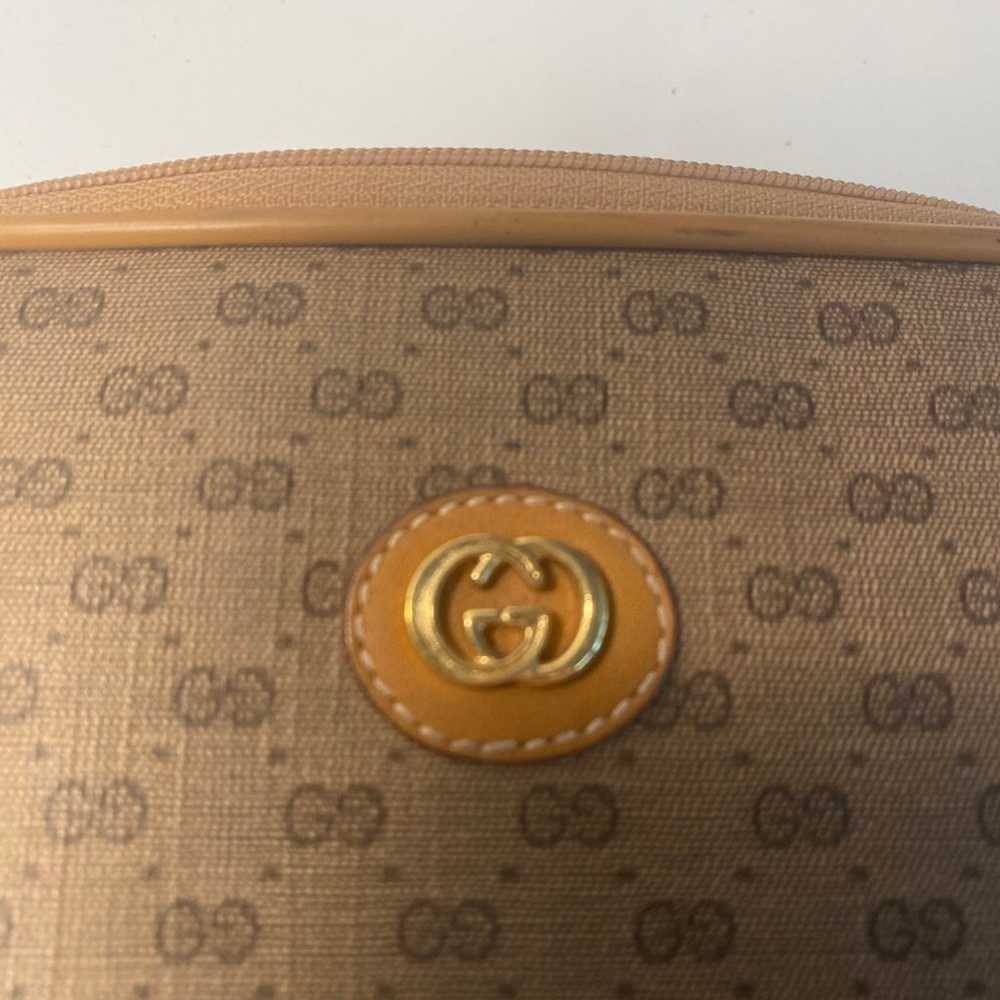 Vintage Authentic RARE Gucci small pouch with GG … - image 8