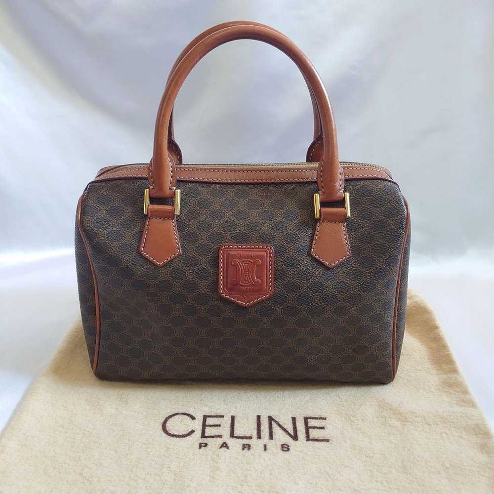 Excellent condition CELINE Macadam pattern mini h… - image 1