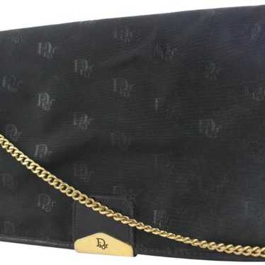 Dior Black Monogram Trotter Flap Shoulde - image 1