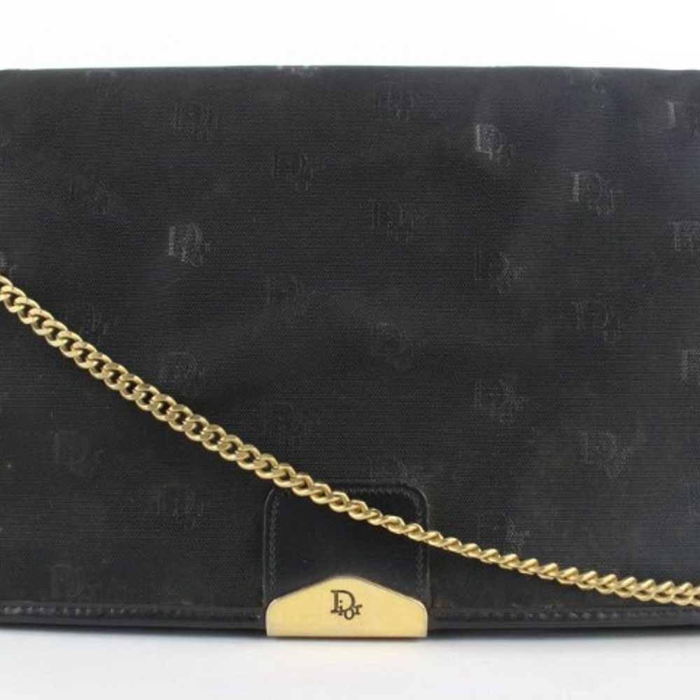 Dior Black Monogram Trotter Flap Shoulde - image 2