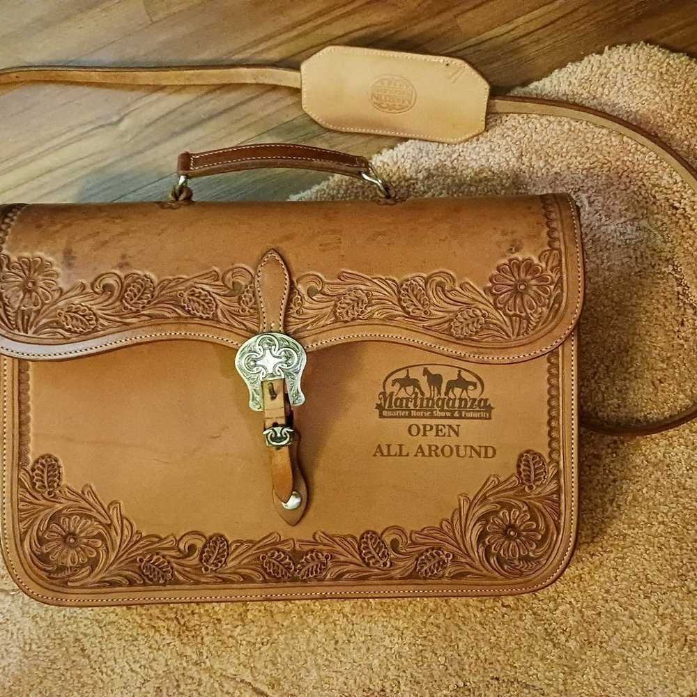 MARTIN SADDLERY!! LEATHER EQUESTRIAN BRIEFCASE by… - image 7