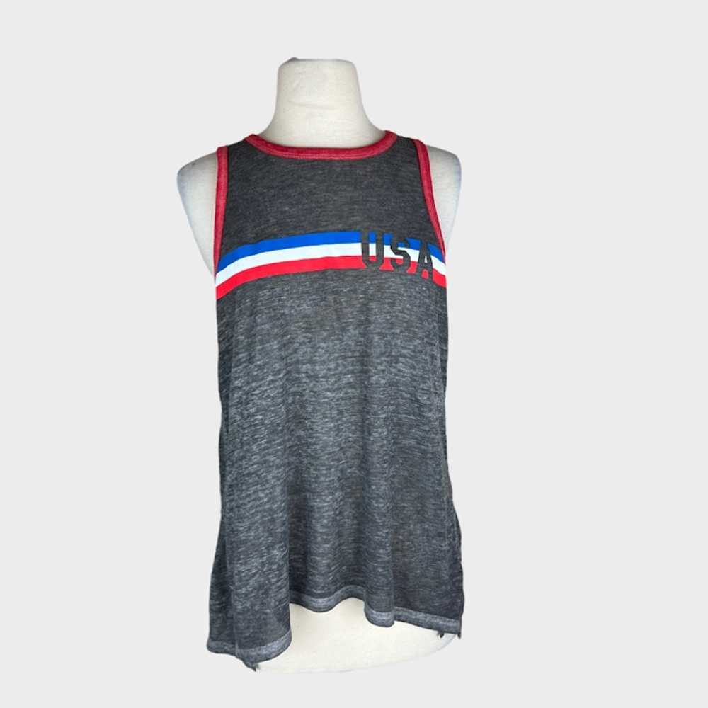 Modern Lux | Women's USA Graphic Tank Top | Large - image 4