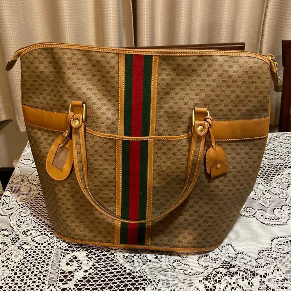 Vintage Gucci Carry on Tote - image 1