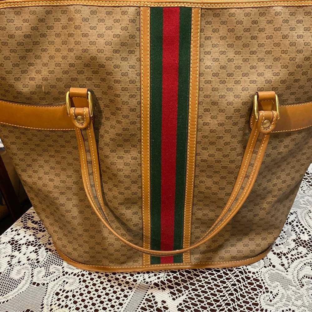 Vintage Gucci Carry on Tote - image 3