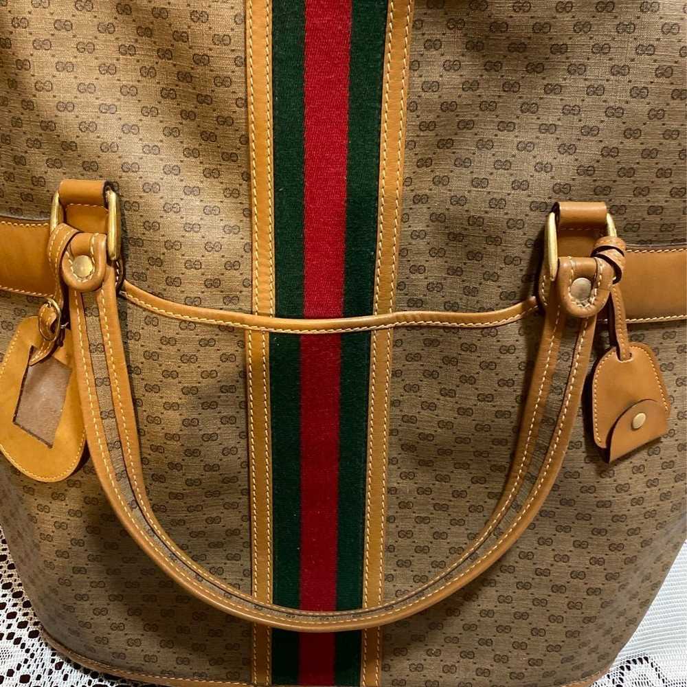 Vintage Gucci Carry on Tote - image 4