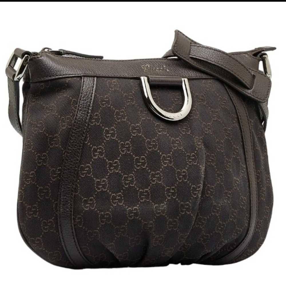 Gucci Brown Abbey D-Ring Hobo GG Canvas Shoulder … - image 4