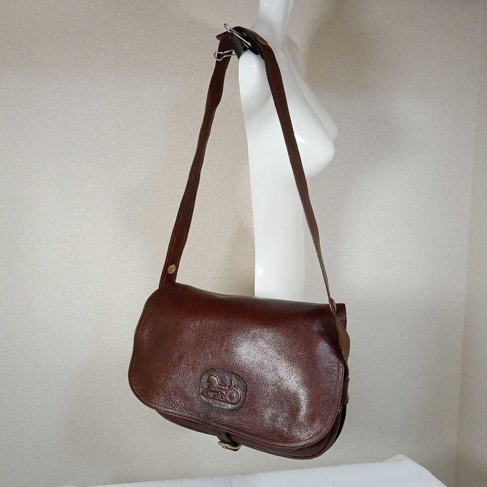 H6 Excellent Condition Old Celine Shoulder Bag Ha… - image 2