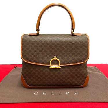 Brand new Celine Macadam leather handbag mini tot… - image 1