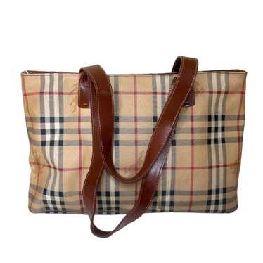 BURBERRY LONDON Haymarket Nova Check Tote Bag - image 1