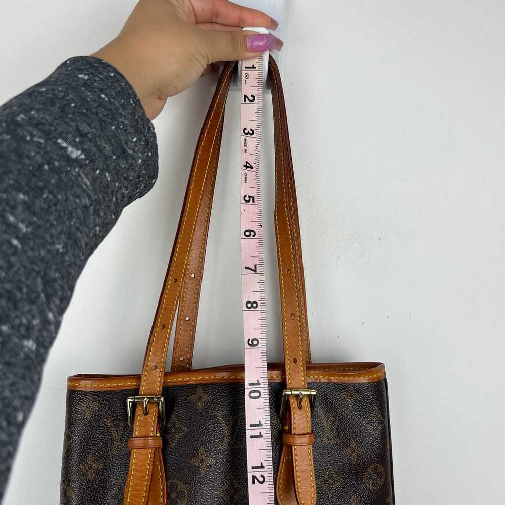 Louis Vuitton Vintage Petit Bucket Tote Bag - image 12