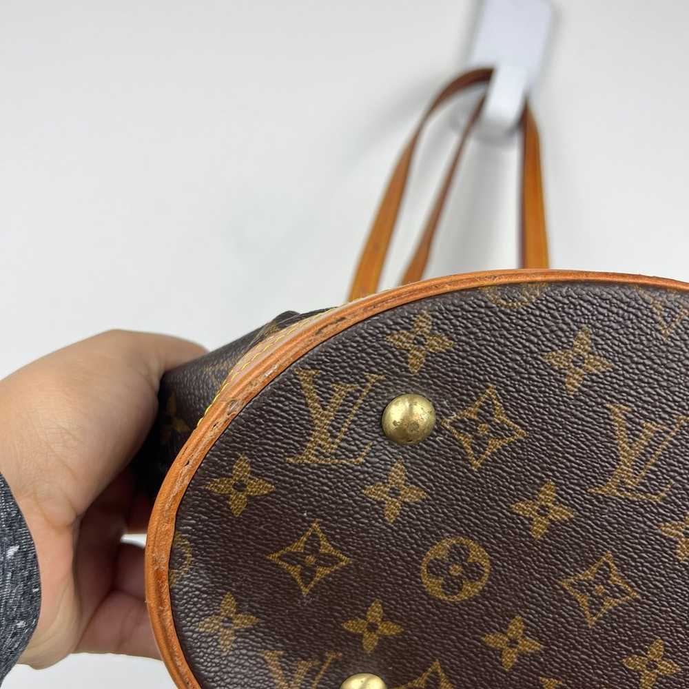 Louis Vuitton Vintage Petit Bucket Tote Bag - image 4