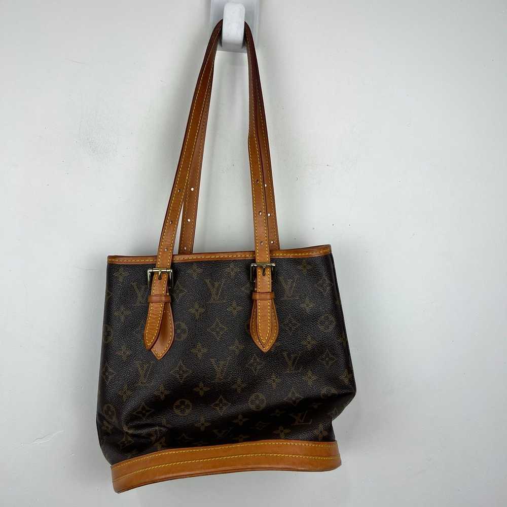 Louis Vuitton Vintage Petit Bucket Tote Bag - image 5