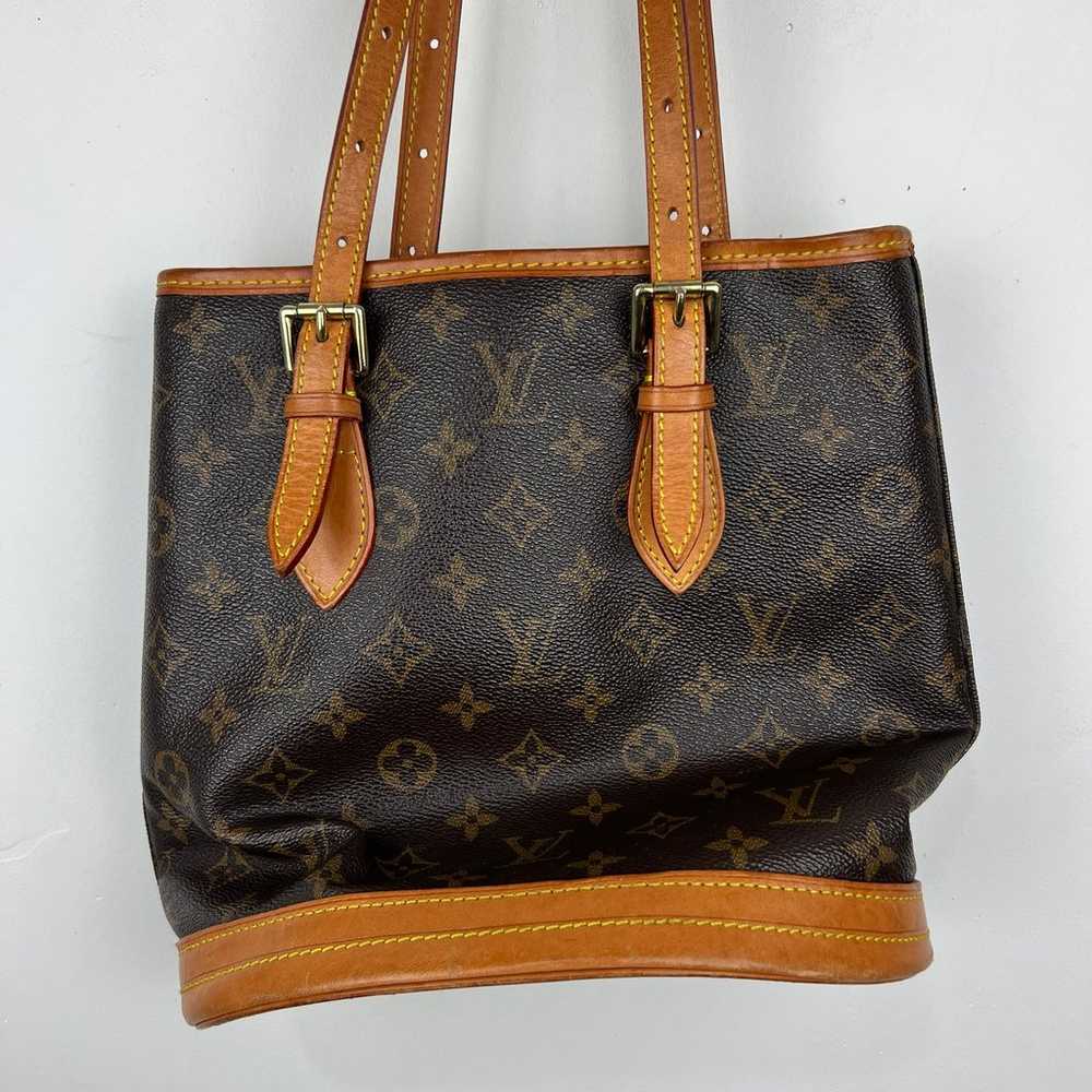 Louis Vuitton Vintage Petit Bucket Tote Bag - image 6