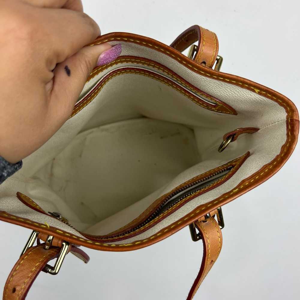 Louis Vuitton Vintage Petit Bucket Tote Bag - image 7