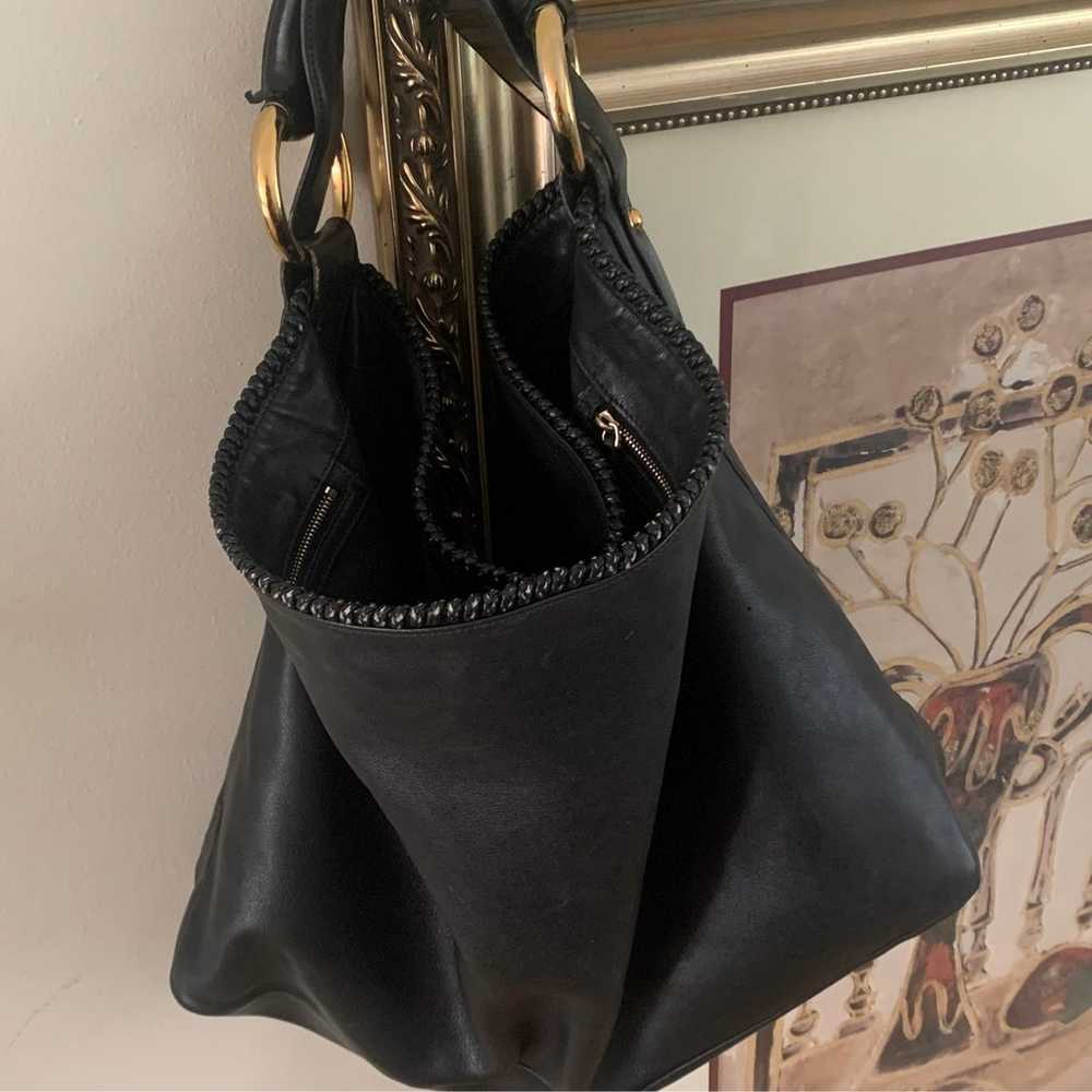 Gucci Black Large Guccissima Horsebit Hobo - image 2