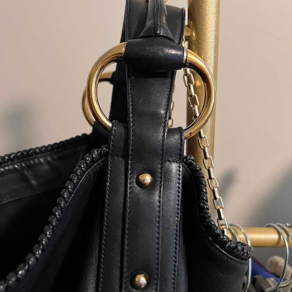 Gucci Black Large Guccissima Horsebit Hobo - image 9