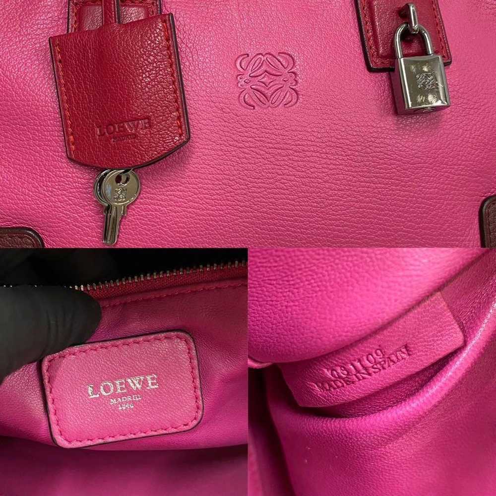 Brand New Loewe Anagram Logo Amazona 28 Leather H… - image 3