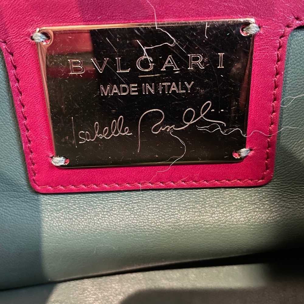 Vintage Bulgari Isabella Rossellini handbag with … - image 9