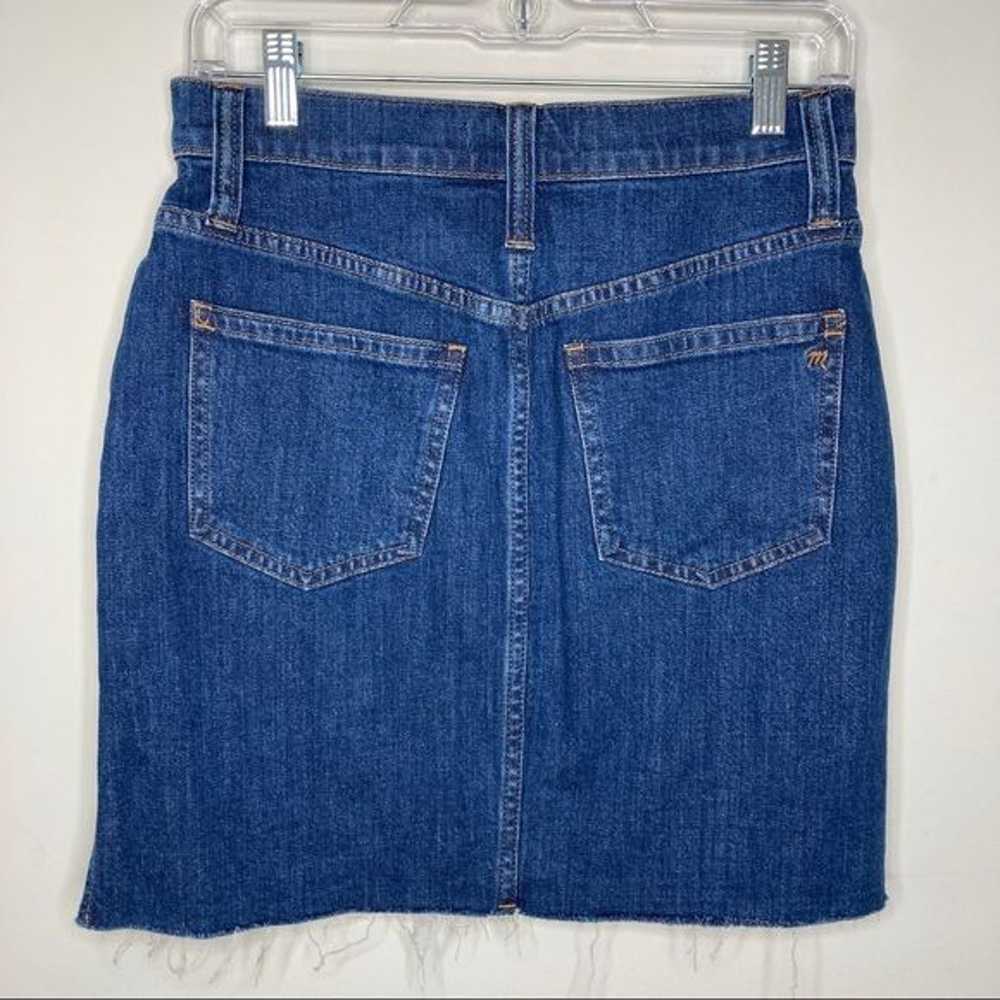 Madewell Womens Size 25 Stretch Denim Straight Mi… - image 2