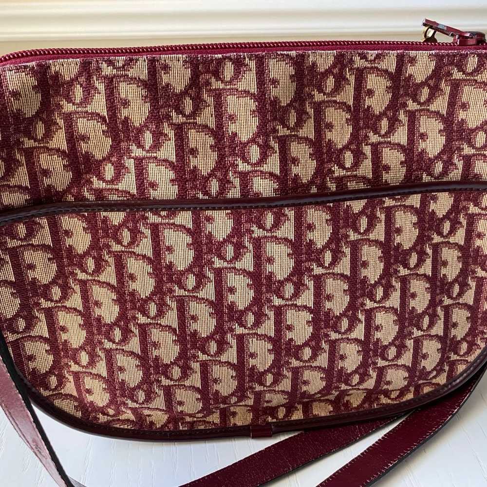 Vintage Christian Dior Diorissimo Burgundy Red Sh… - image 6