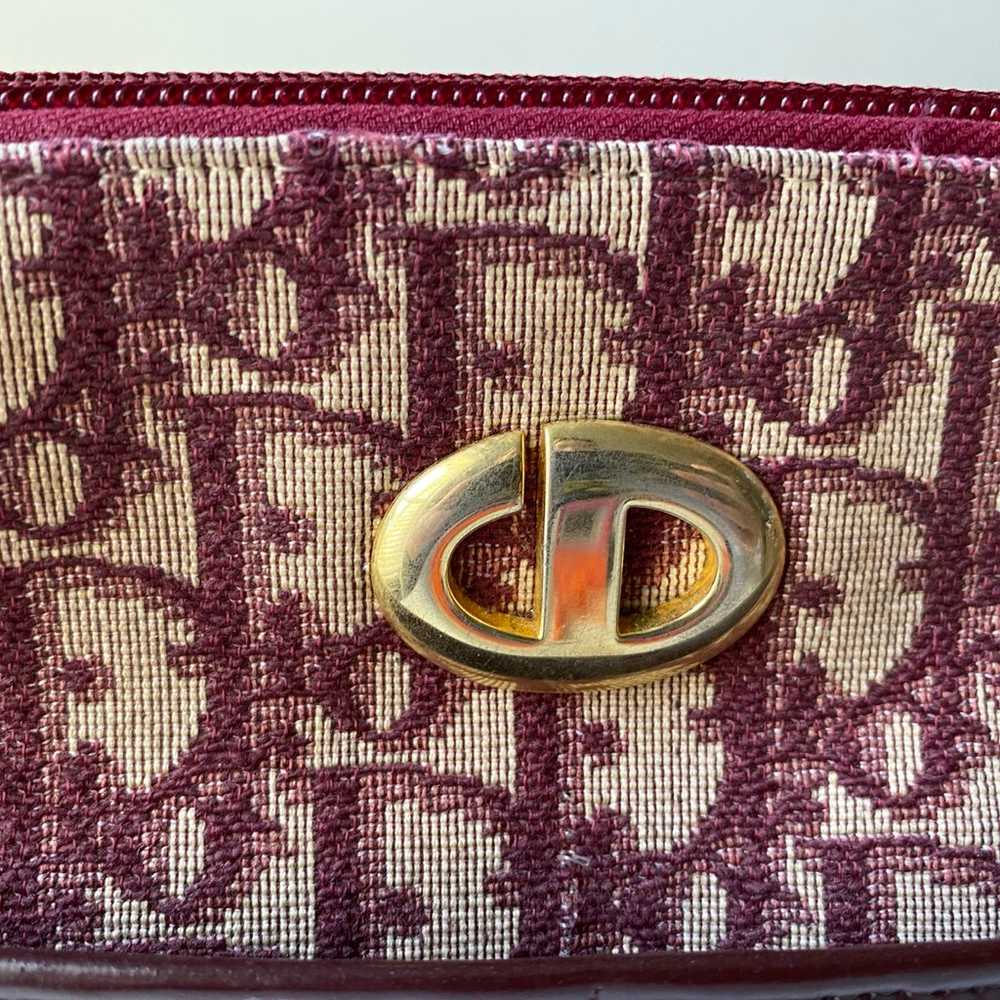 Vintage Christian Dior Diorissimo Burgundy Red Sh… - image 8